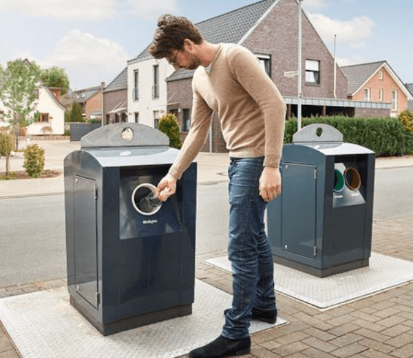 Advanced Waste Storage Options with Ground Container for Homes