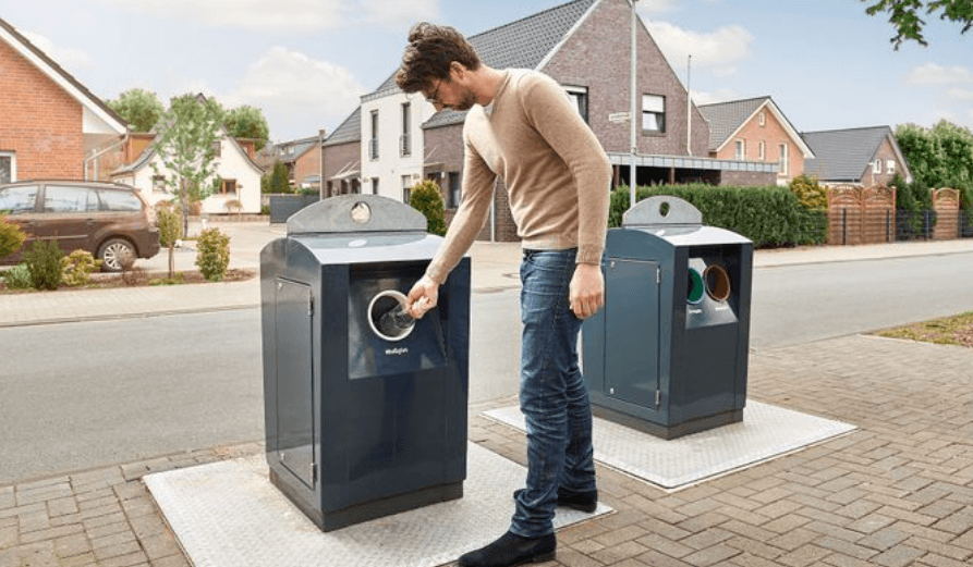 Advanced Waste Storage Options with Ground Container for Homes